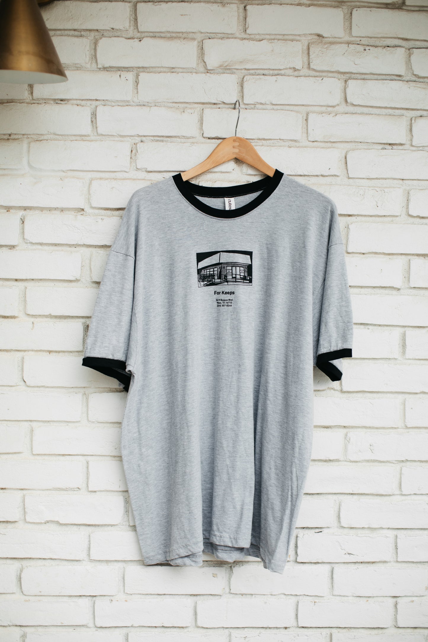 Gray Ringer Tee