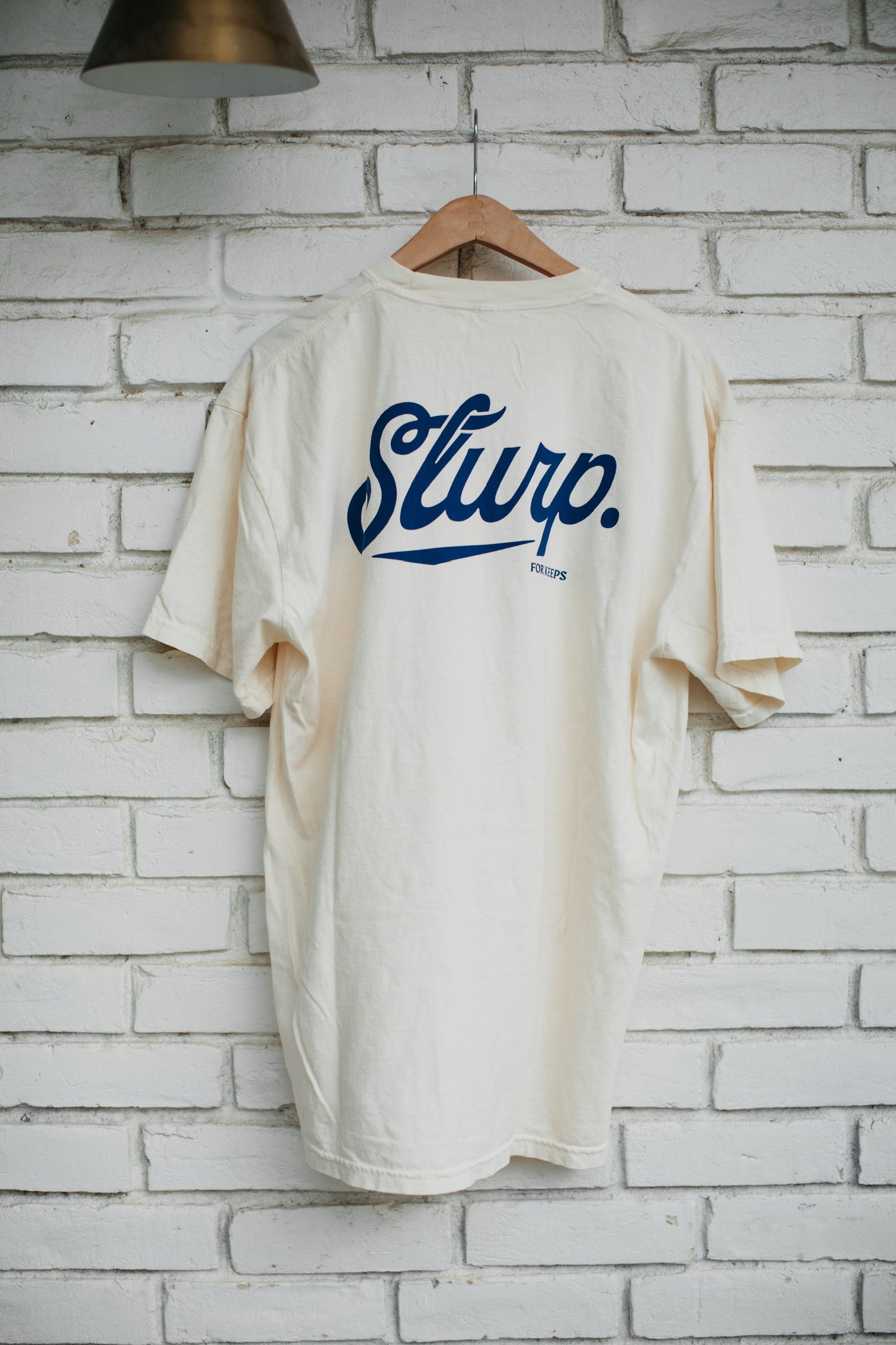 Slurp Tee - White / Blue